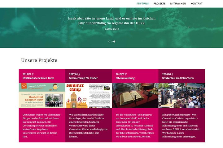 saatgut für chemnitz stiftung - website